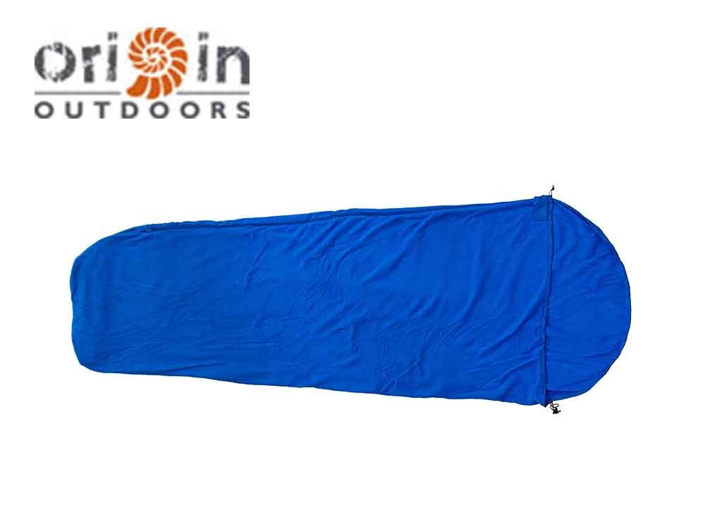 Origin Outdoors Fleece Schlafsack, Mumienform royalblau