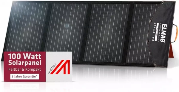 Faltbares Solarpanel SOLAR 100 DUO - monokristallin