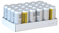 Trinkwasser in der 0,5 Liter Dose
