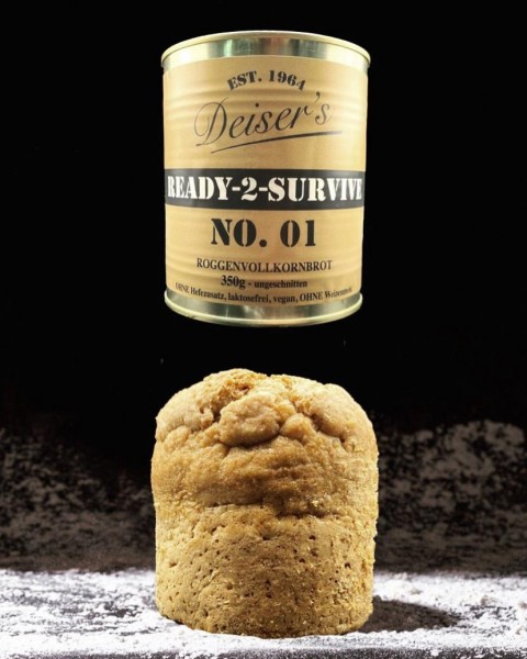 Roggenvollkornbrot | 12 Dosen | READY-2-SURVIVE